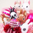 画像2: 【うさぎ バルーンアレンジ】 地域限定 送料無料  お正月飾り 迎春 お祝い 飾り 飾り付け  開店祝い オープン記念  ペットショップ ペットサロン 犬猫病院 動物病院 オープン バルーン 誕生日 お店 花 送別 感謝 開店 周年 アレンジメント アレンジ  送料無料  balloon (2)